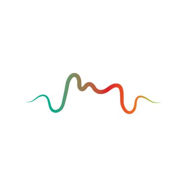 Ses teknolojisi, müzik ses dalgaları vektör illüstrasyonu