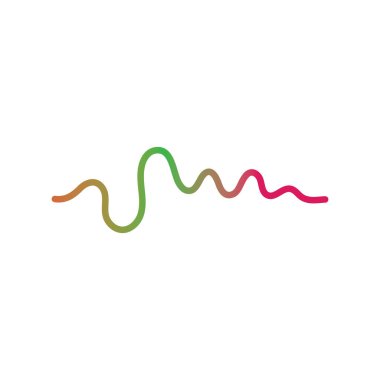 Ses teknolojisi, müzik ses dalgaları vektör illüstrasyonu