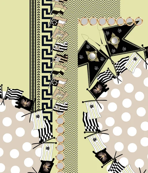 Текстиль Летом Зимой Тенденции Шаблоны Цветок Зебра Тематический Рисунок Печати — стоковое фото