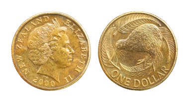 2000 Yeni Zelanda 1 dolarlık madeni para