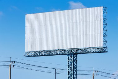 boş billboard reklam için