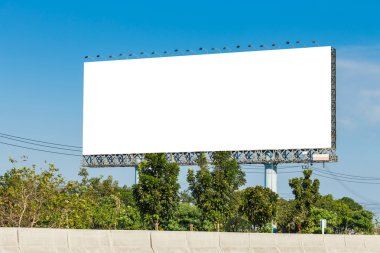 boş billboard reklam için