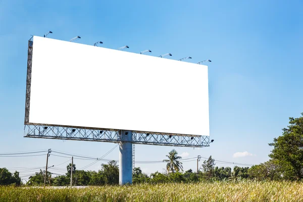 Billboard negro para publicidad — Foto de Stock