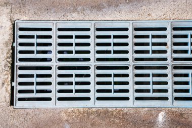 Plastik hendek drenaj grates