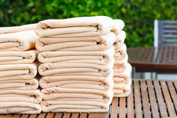 Montón de toallas — Foto de Stock