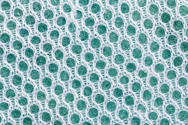 Old sponge cleaning pad with nylon net texture — Stock Photo, Image