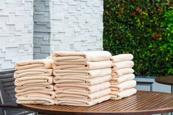 Stack of towels — Stock Photo, Image