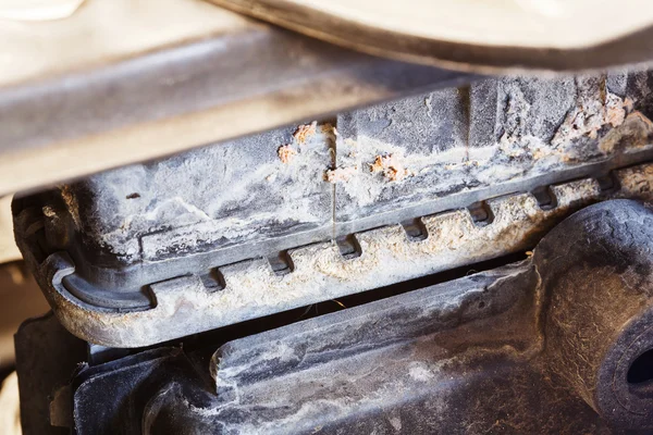 Leaky car radiator — Stock Photo, Image