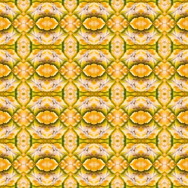 Altın ananas deri desen arka plan