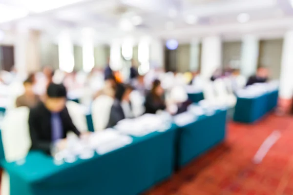 Blurred people in seminar room — Stock Photo, Image