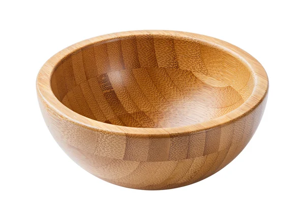 Бамбуковая деревянная чаша — стоковое фото
