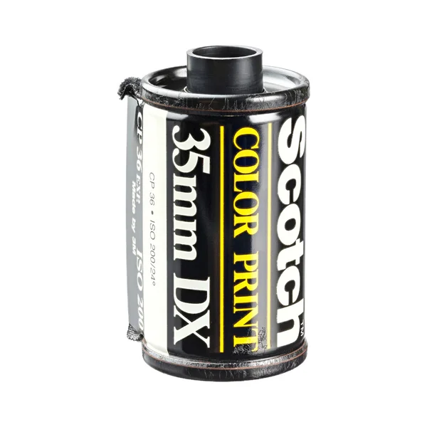 35 mm kleur print negatieffilm cartridge — Stockfoto