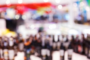 Soyut bulanıklık süpermarket