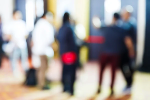 Unklare Personen bei Pressekonferenz-Veranstaltung — Stockfoto