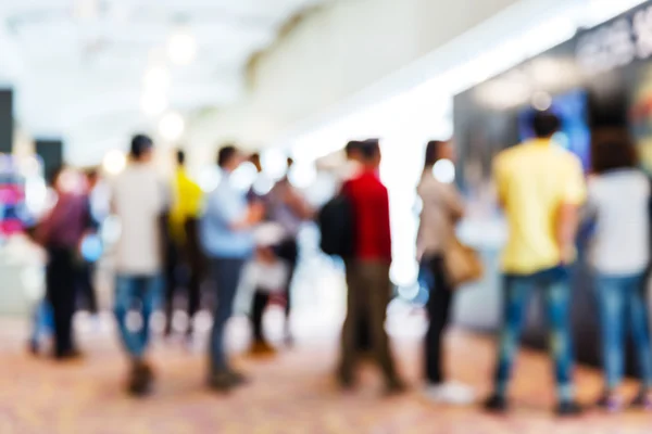 Unklare Personen bei Pressekonferenz-Veranstaltung — Stockfoto