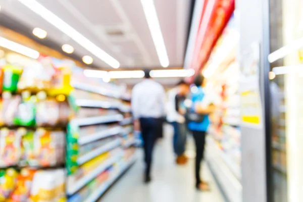 Blurred convenience store — Stock Photo, Image