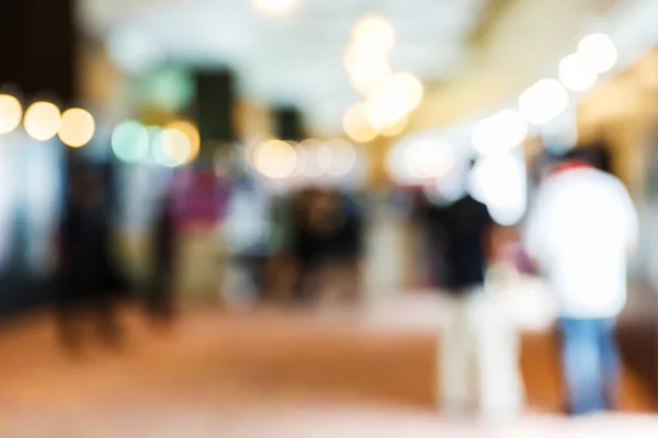 Persone offuscate in conferenza stampa evento — Foto Stock