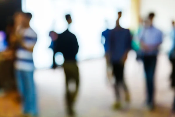 Unklare Personen bei Pressekonferenz-Veranstaltung — Stockfoto