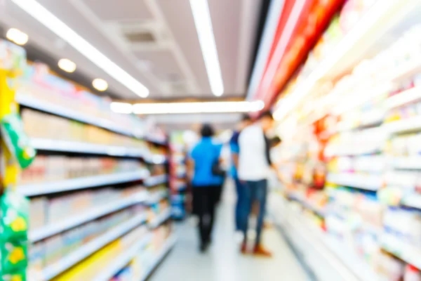 Blurred convenience store — Stock Photo, Image