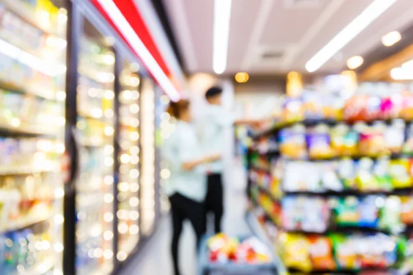 Blurred convenience store — Stock Photo, Image