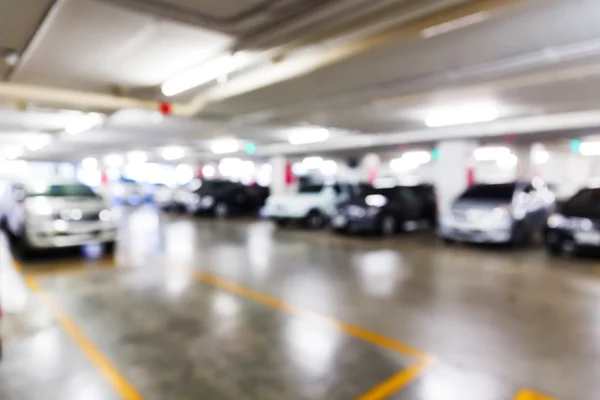 Blurred car park — Stock Photo, Image
