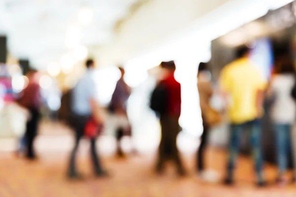 Unklare Personen bei Pressekonferenz-Veranstaltung — Stockfoto