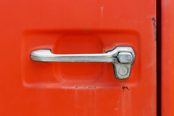 Vecchia maniglia porta auto — Foto Stock