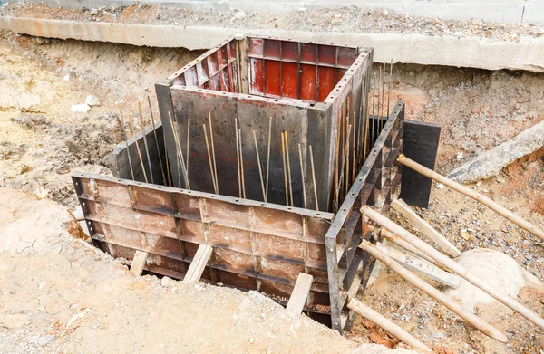 Sewer installation in city — Stock Photo, Image