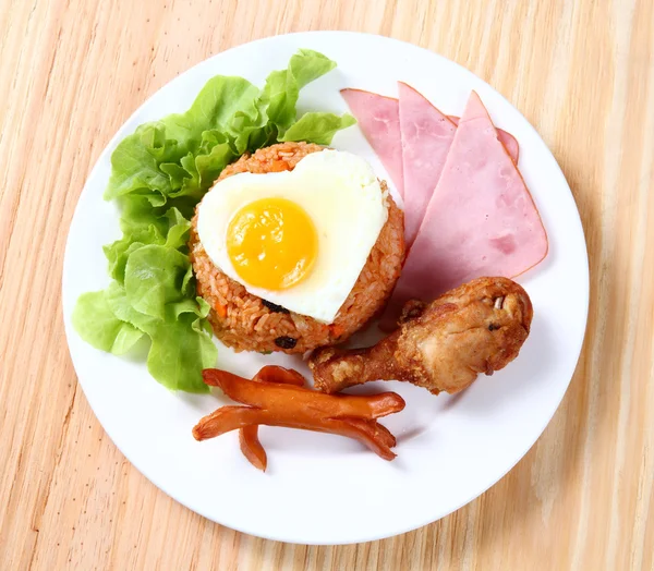 American fried rice — Stock Photo, Image