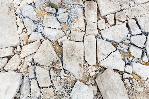 Cracked concrete floor — Stock Photo, Image