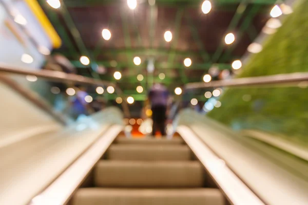 Verschwommene Rolltreppe — Stockfoto