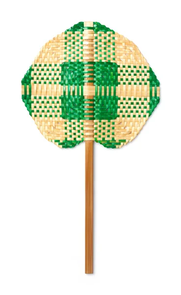 Bamboo handheld fan — Stock Photo, Image