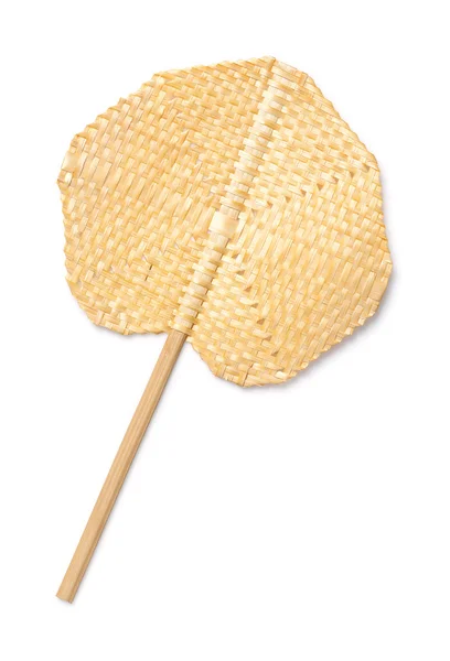 Bamboo handheld fan — Stock Photo, Image