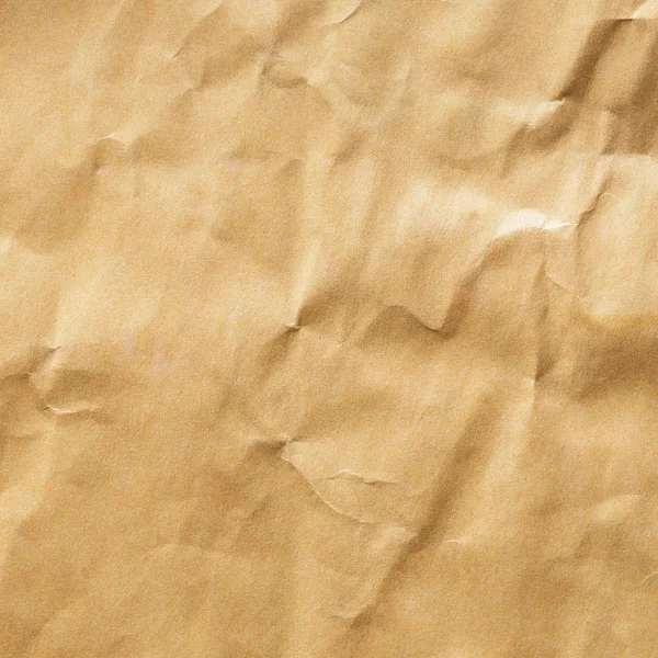 Povrch papíru zmačkaný hnědou obálku — Stock fotografie
