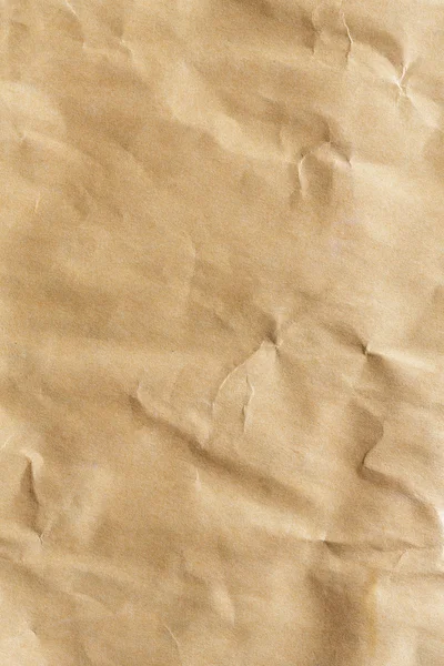 Textura de papel sobre marrón arrugado — Foto de Stock
