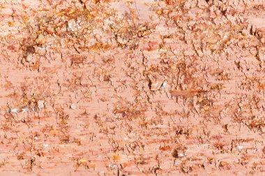 Lateritic toprak yolda lastik