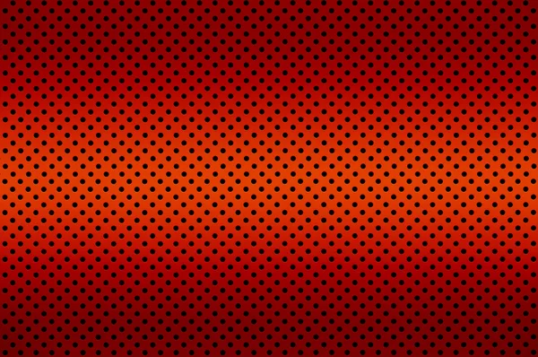 Gradiente Colore rosso Lamiera forata — Foto Stock
