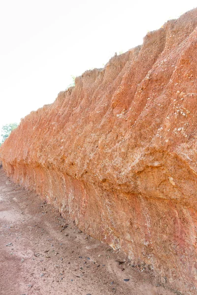 Lateritic soil cross section — Stock Photo, Image