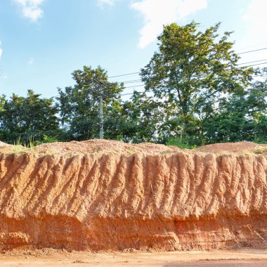 Lateritic toprak kesiti