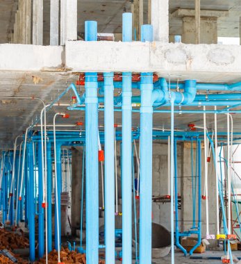 Elektrik ve sıhhi dağıtım sistemi