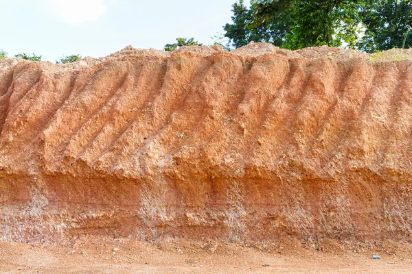 Lateritic jord tvärsnitt — Stockfoto