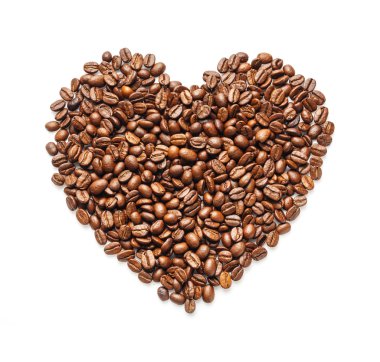 Kahve çekirdeği kalp şekilden
