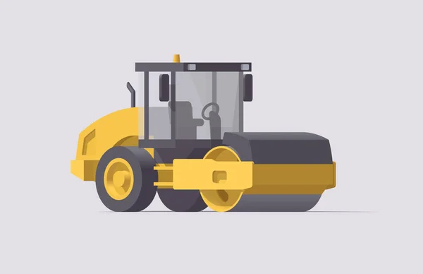 矢量隔离反铲装载机和挖掘机 — 图库矢量图片