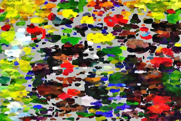 彩色抽象数字艺术品 — 图库照片