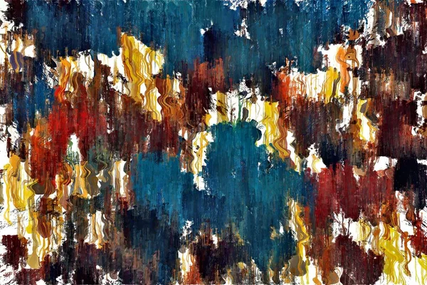 Renkli soyut dijital sanat eserleri