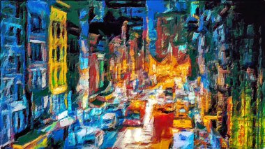 New York Çin Şehri Dijital Sanatlar