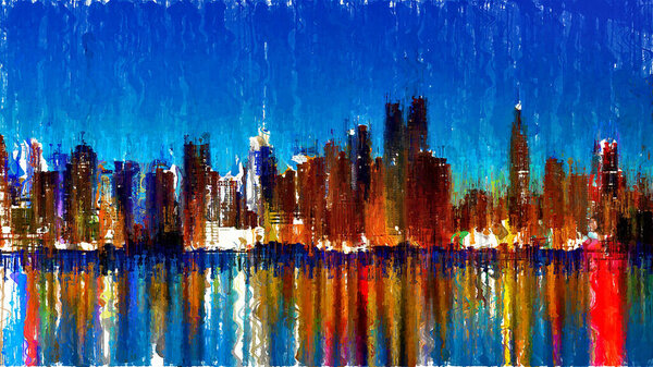 Нью-Йорк под дождём