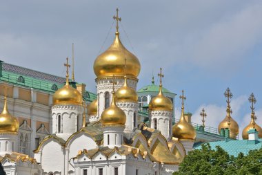 Moskova Kremlin Ortodoks katedrali.