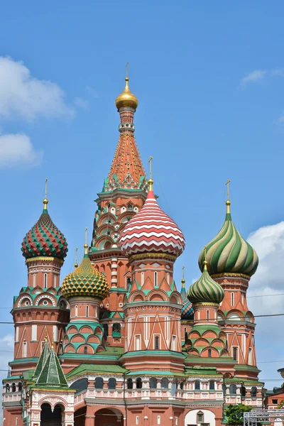 Pokrovsky Cathedral on the red square in Moscow. — Stock Photo, Image