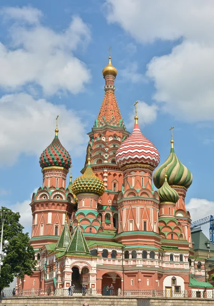 Pokrovsky Cathedral on the red square in Moscow. — Stock Photo, Image